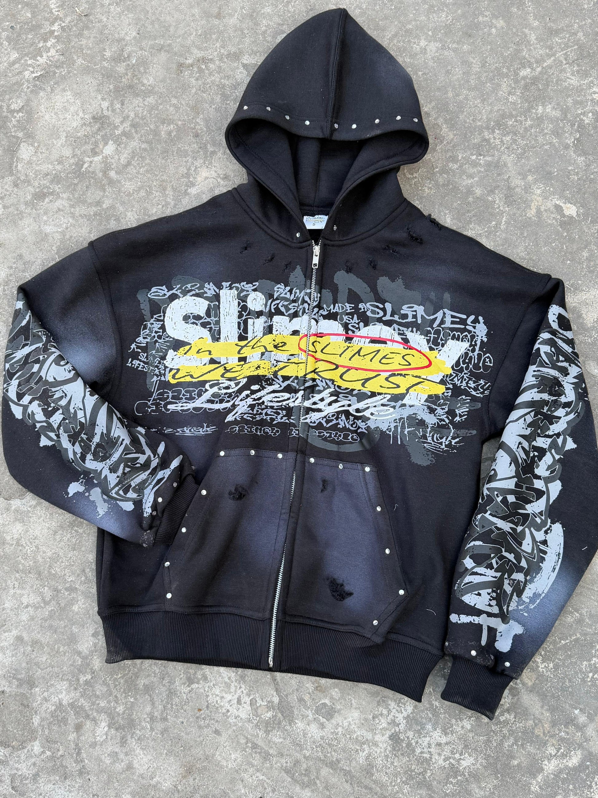 Graffiti ZipUp Hoodie