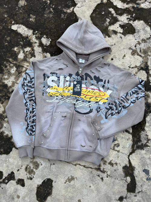 Graffiti ZipUp Hoodie