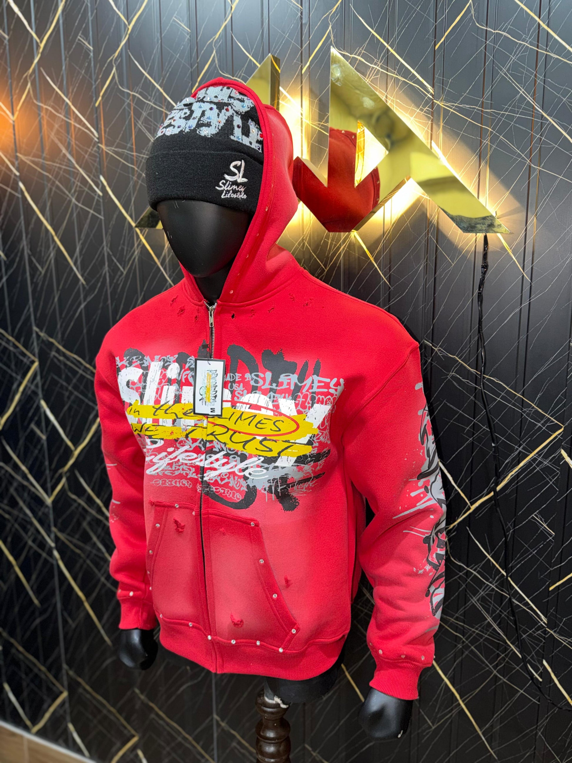 Graffiti ZipUp Hoodie