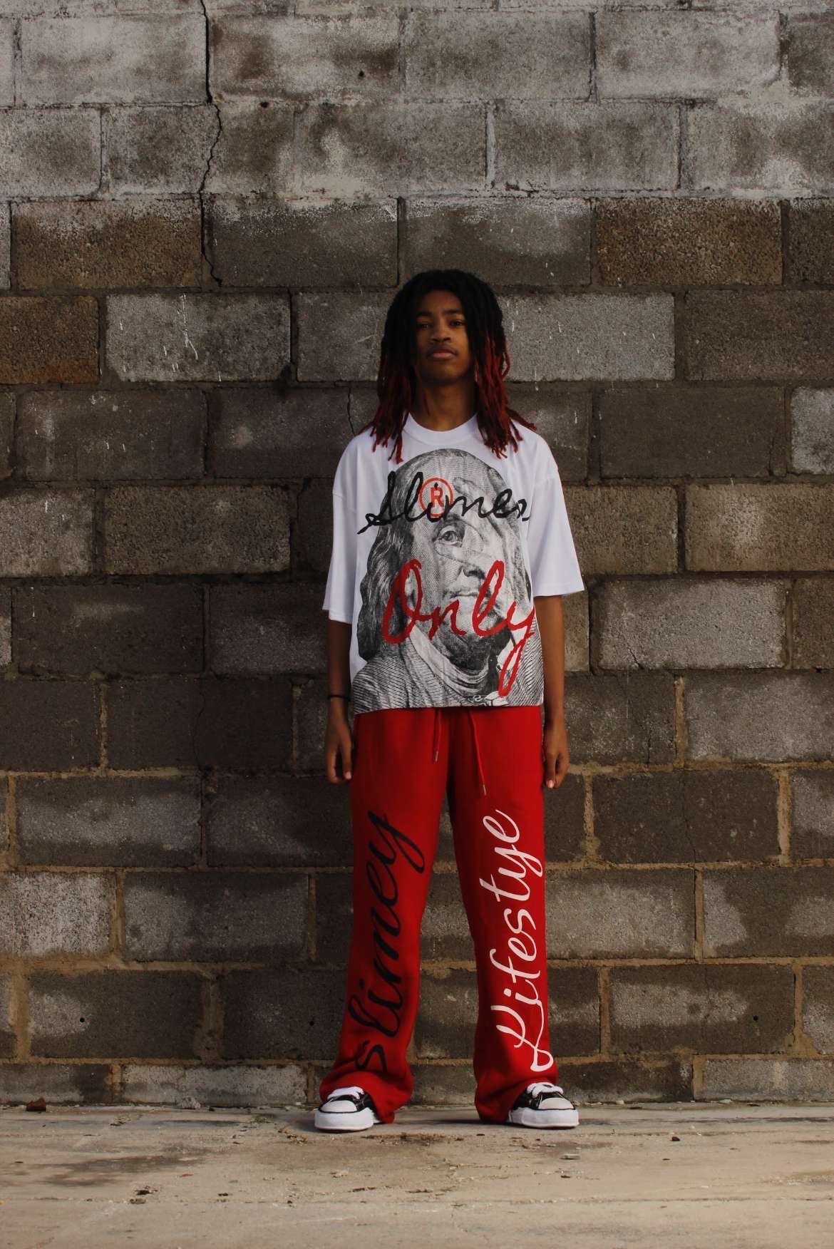 Slimes Only Cropped TEE & Flared Pants Set